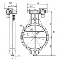 lug type stainless steel pneumatic Butterfly Valve